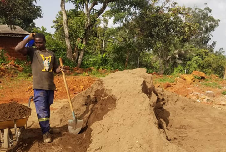 Building schools in Africa Cameroon
